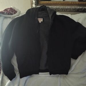 Mossimo Black Hooded Jacket